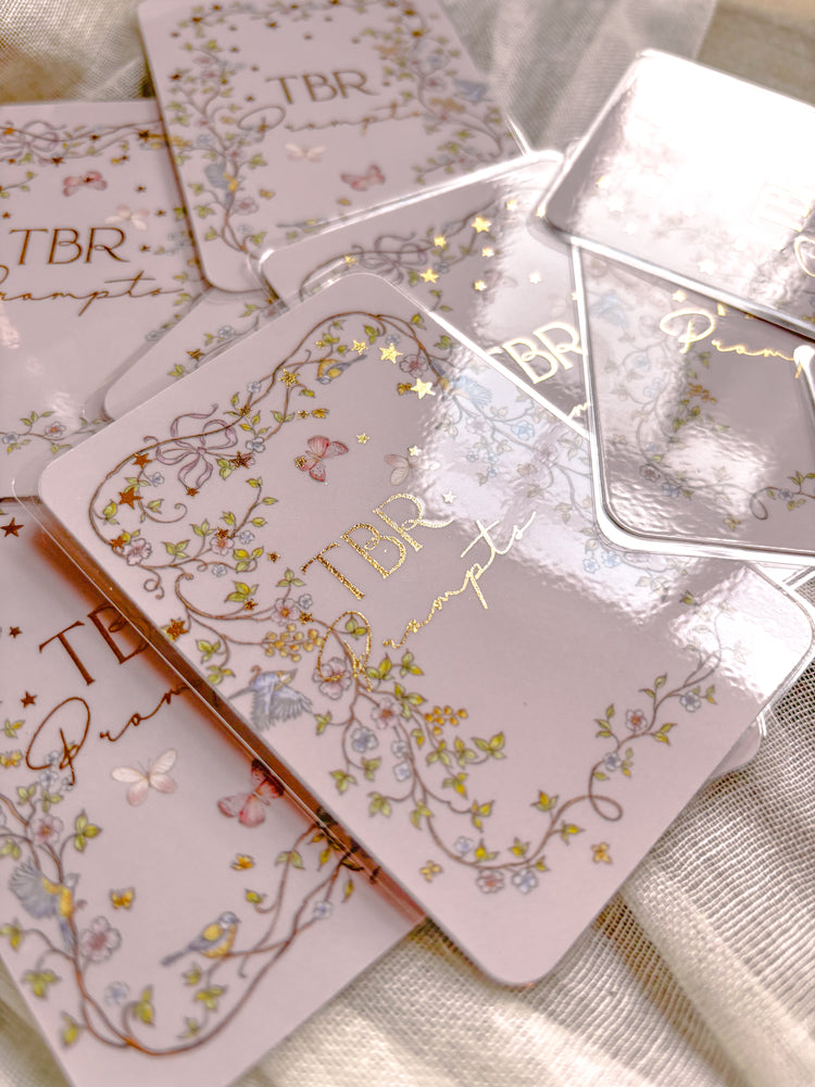 Ethereal Book TBR Prompt Deck (includes 24 TBR Prompt cards)