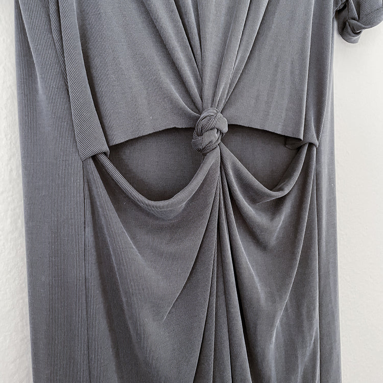 Gray Knot Dress