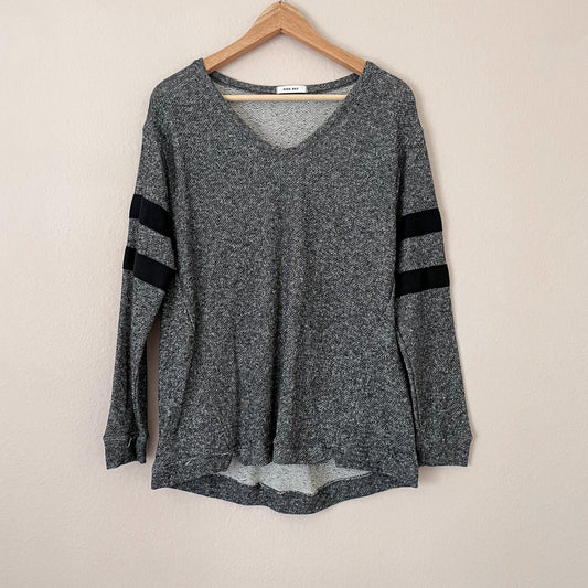 Varsity Gray V-Neck