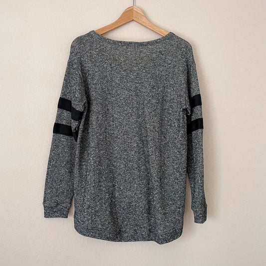 Varsity Gray V-Neck