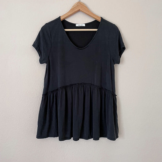 Ruffle Soft Short Sleeve Top