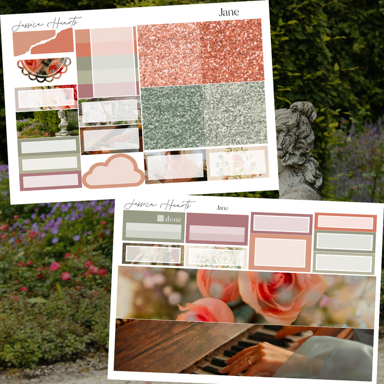 Jane Weekly Sticker Kit
