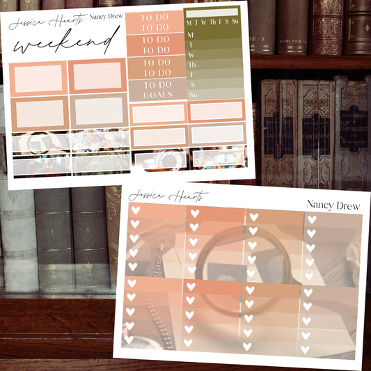 Nancy Drew Weekly Sticker Kit