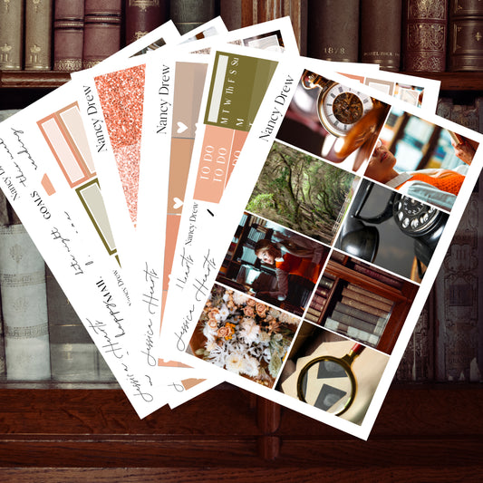 Nancy Drew Weekly Sticker Kit