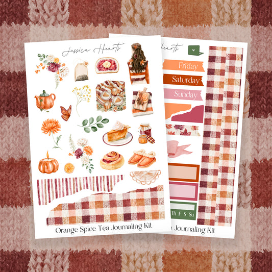 Orange Spice Tea Journaling Kit