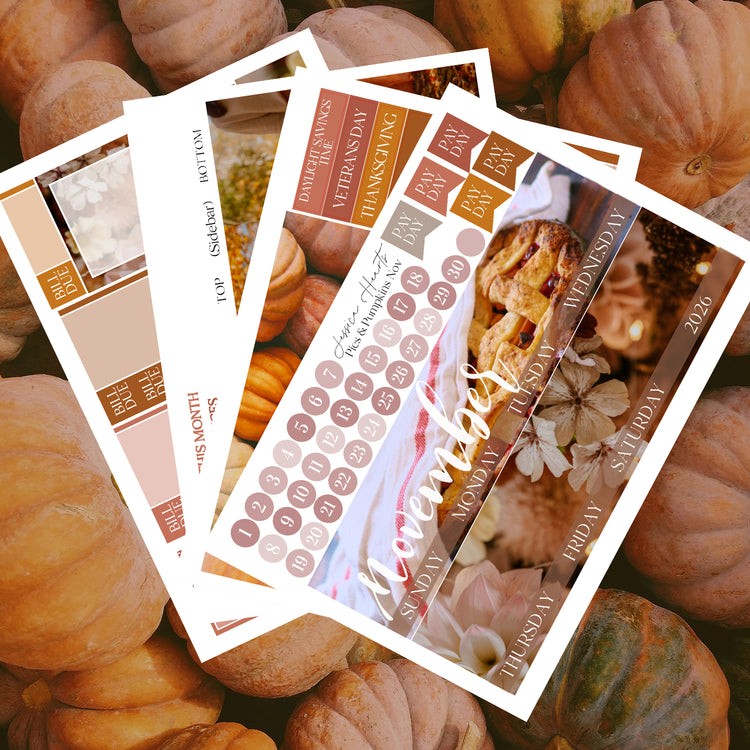 Pies & Pumpkins November 2026 Monthly Kit