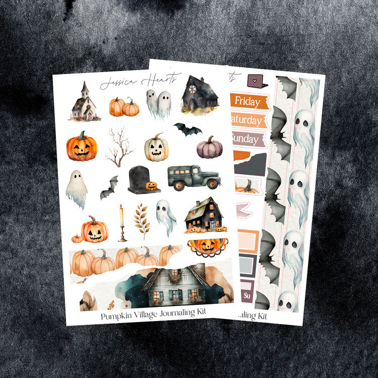 Pumpkin Village Journaling Kit