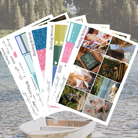 Reading Retreat Weekly Sticker Kit
