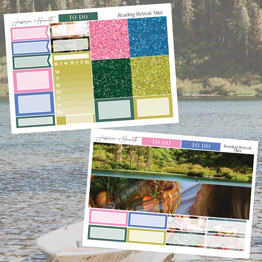 Reading Retreat MINI Sticker Kit
