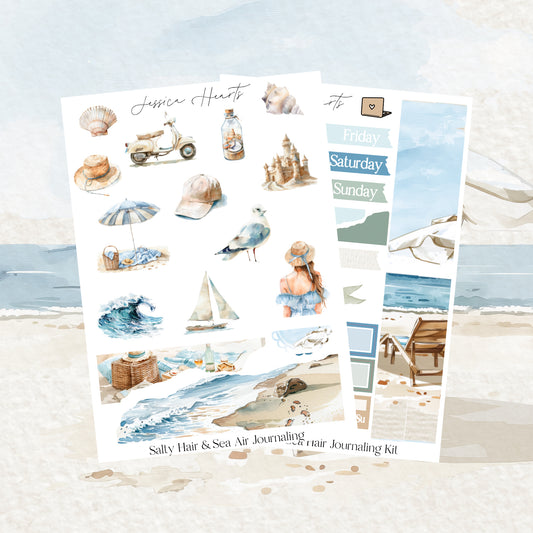 Salty Hair & Sea Air Journaling Kit