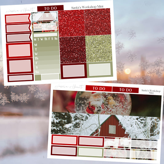 Santa's Workshop MINI Sticker Kit