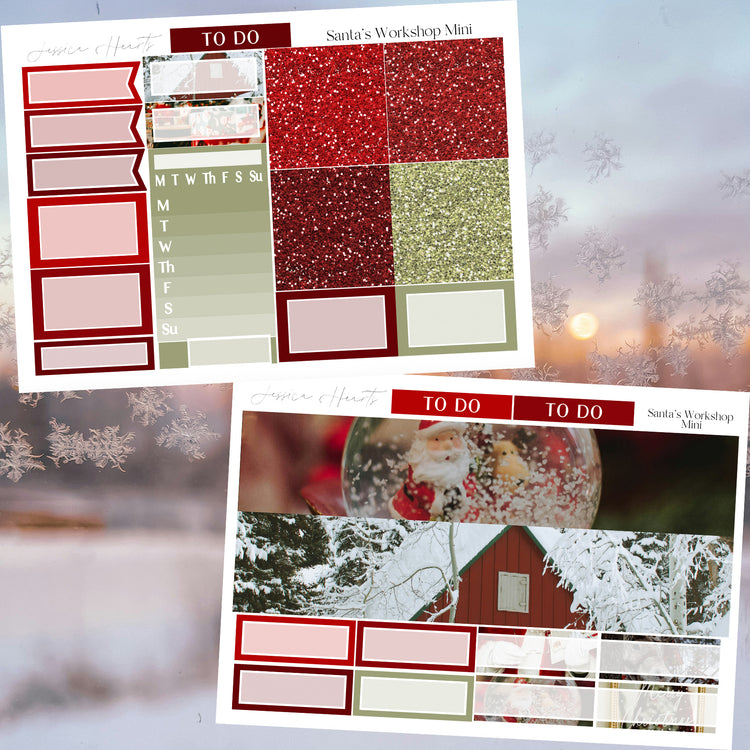 Santa's Workshop MINI Sticker Kit