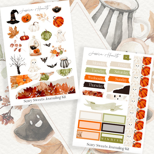 Scary Sweets Journaling Kit