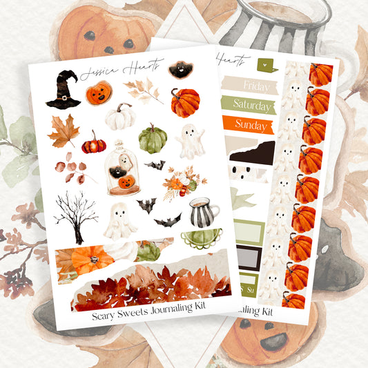 Scary Sweets Journaling Kit