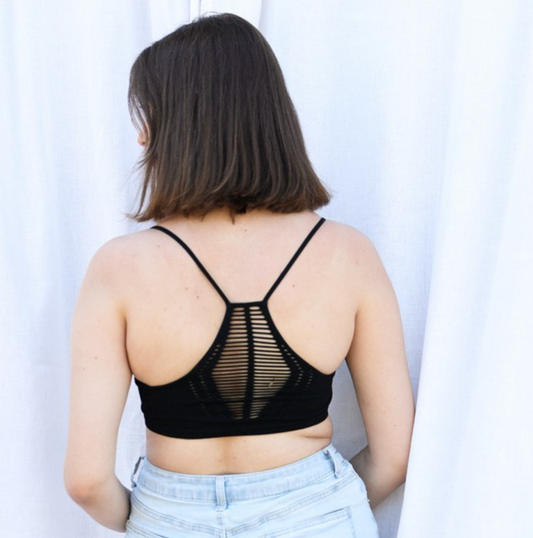 Cutout Racerback Bralette