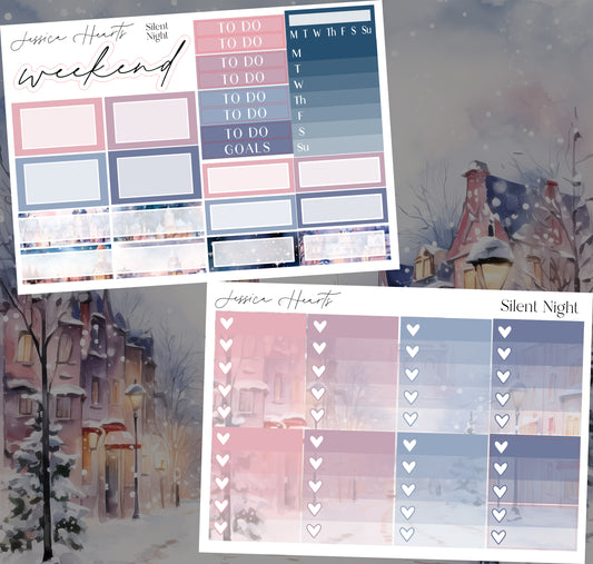 Silent Night 2025 Weekly Sticker Kit