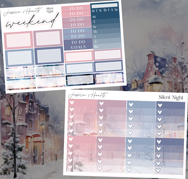 Silent Night 2025 Weekly Sticker Kit