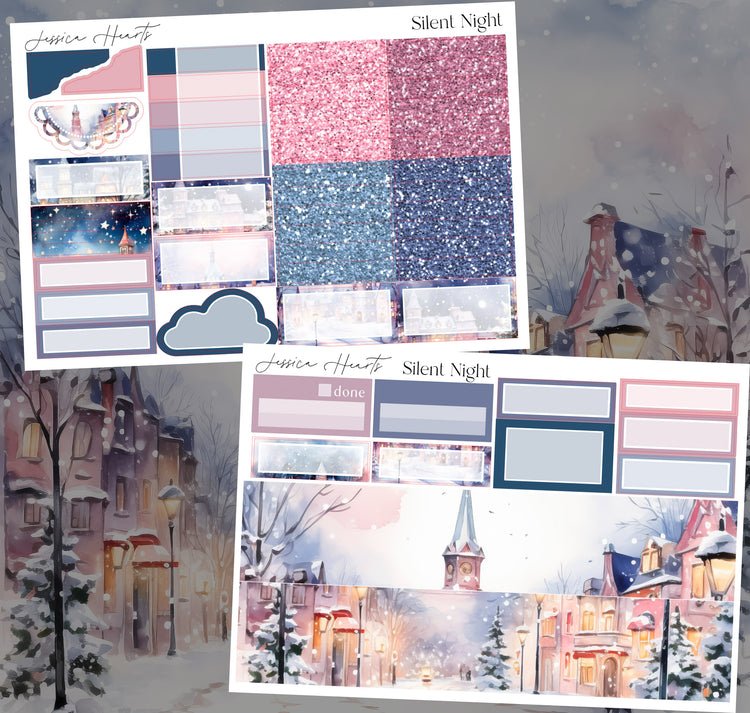 Silent Night 2025 Weekly Sticker Kit