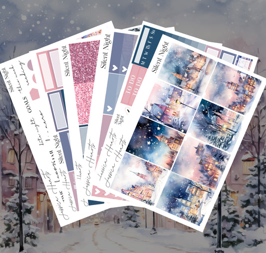 Silent Night 2025 Weekly Sticker Kit