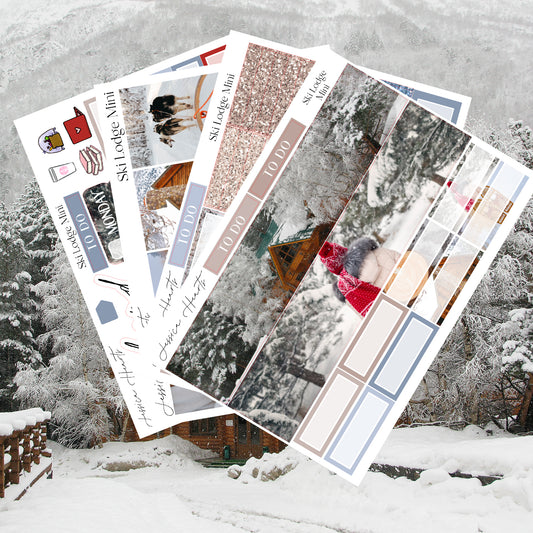 Ski Lodge MINI Sticker Kit