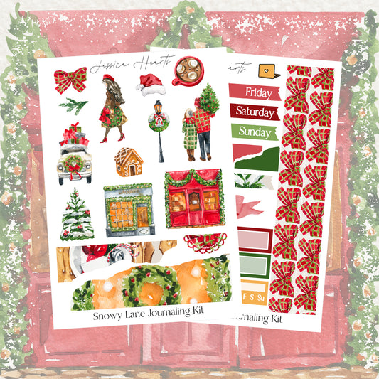 Snowy Lane Journaling Kit