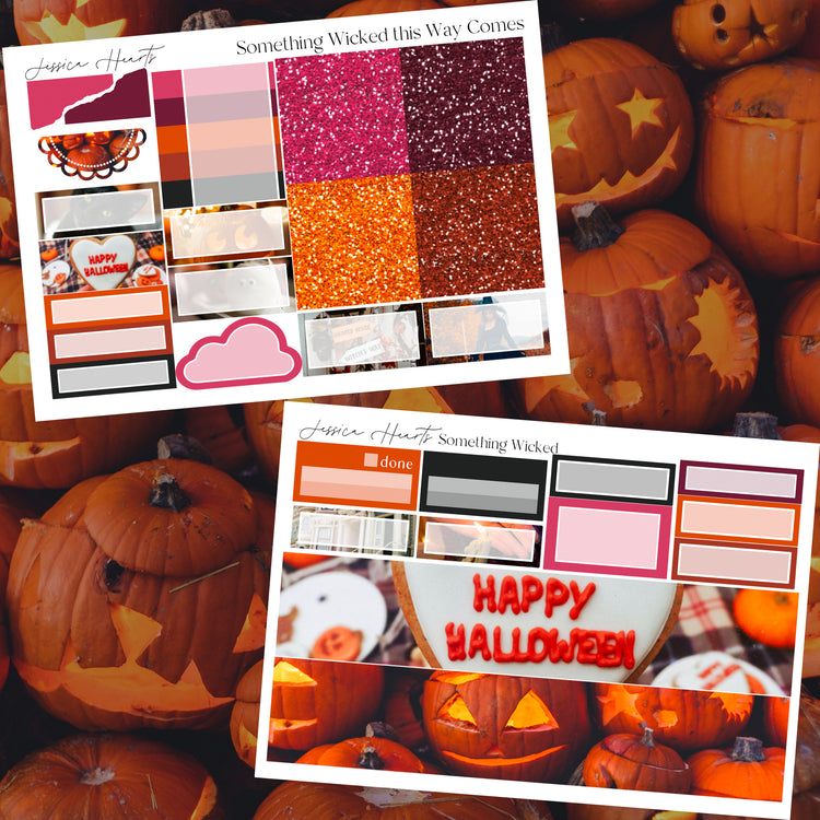 Something Wicked This Way Comes Weekly Sticker Kit