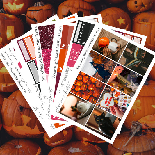 Something Wicked This Way Comes Weekly Sticker Kit
