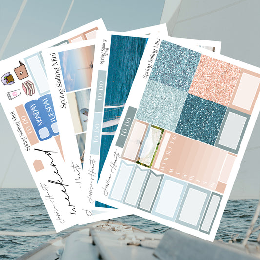 Spring Sailing MINI Sticker Kit