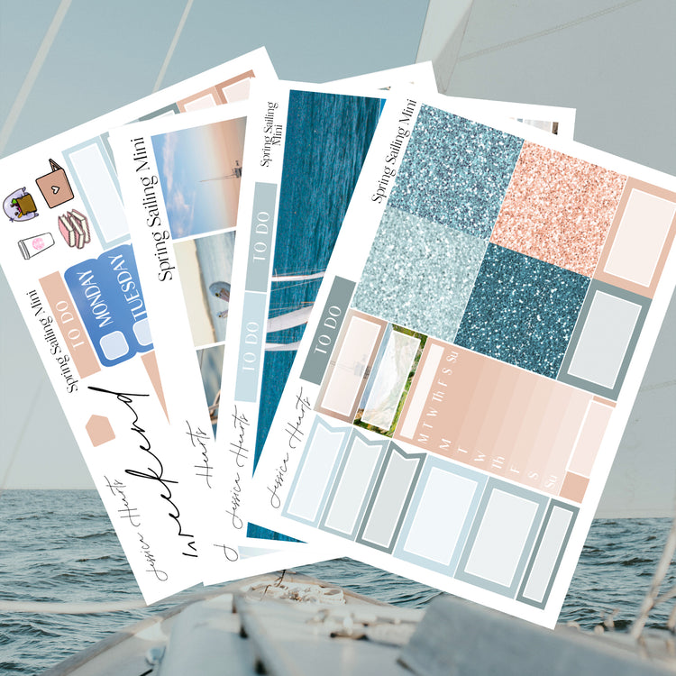 Spring Sailing MINI Sticker Kit
