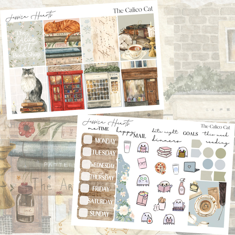 The Calico Cat Weekly Sticker Kit