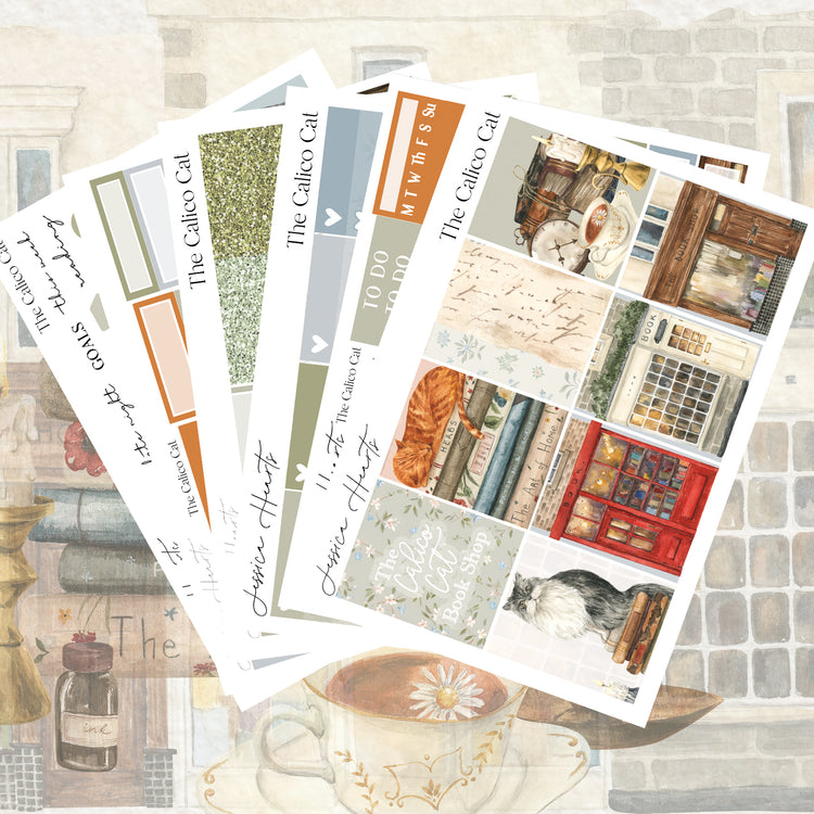 The Calico Cat Weekly Sticker Kit