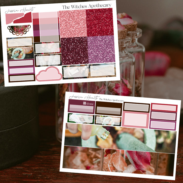 The Witches Apothecary Weekly Sticker Kit