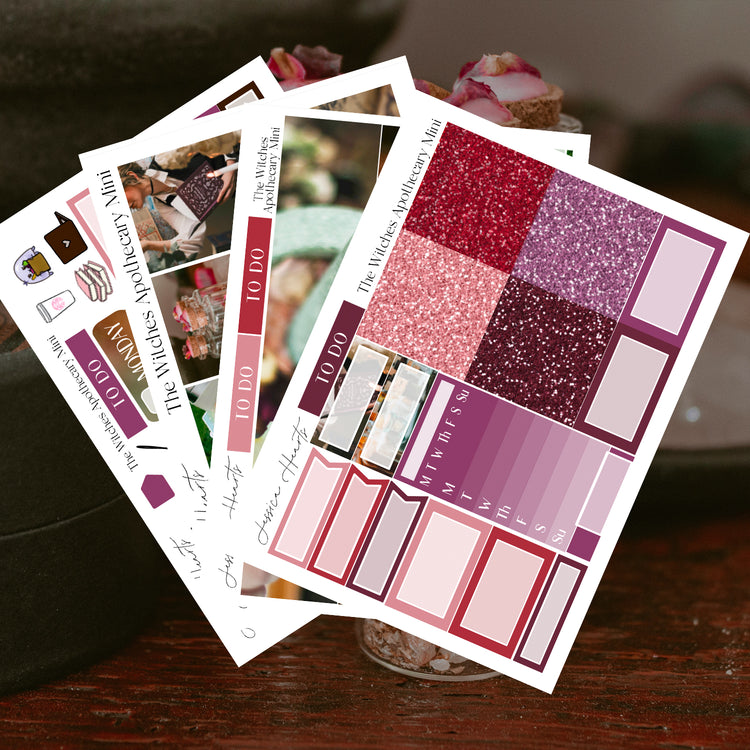 The Witches Apothecary MINI Sticker Kit