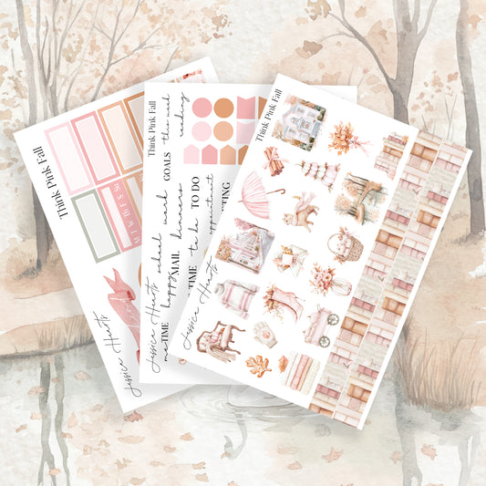 Think Pink Fall Complete Journaling Kit *New Format*