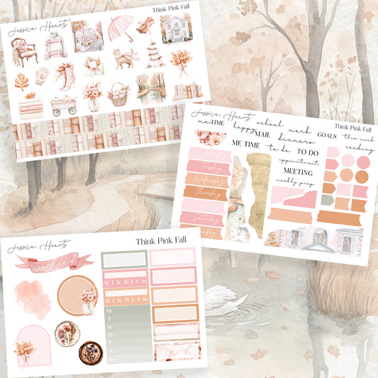 Think Pink Fall Complete Journaling Kit *New Format*