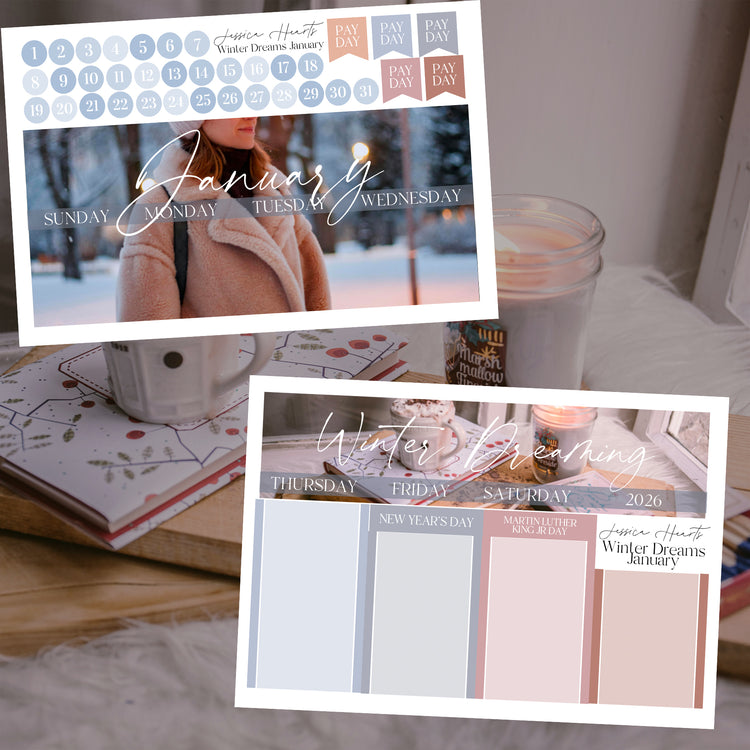 Winter Dreams January 2026 Monthly Kit