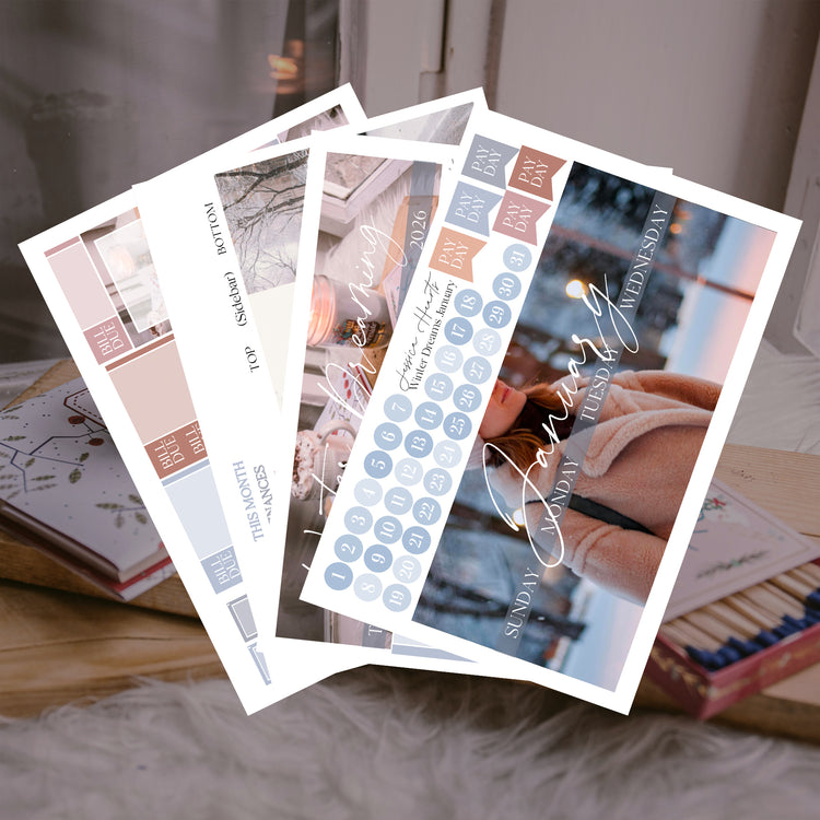 Winter Dreams January 2026 Monthly Kit