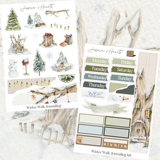 Winter Walk Journaling Kit