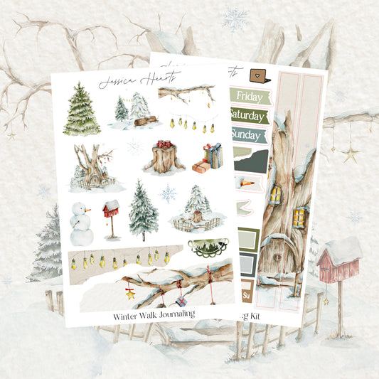 Winter Walk Journaling Kit