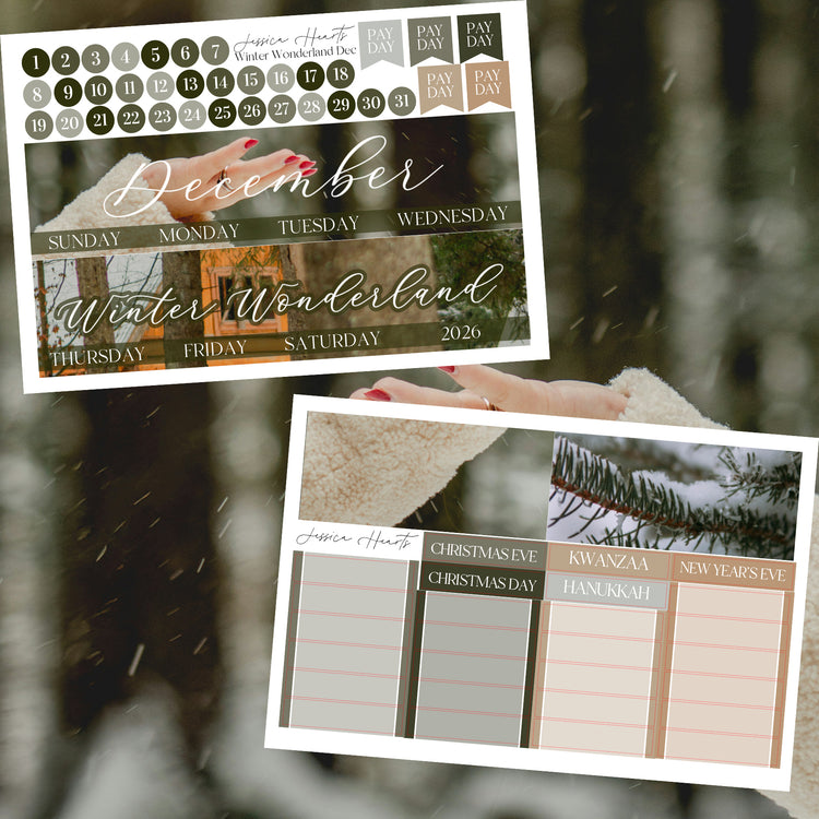 Winter Wonderland 2026 Monthly Kit
