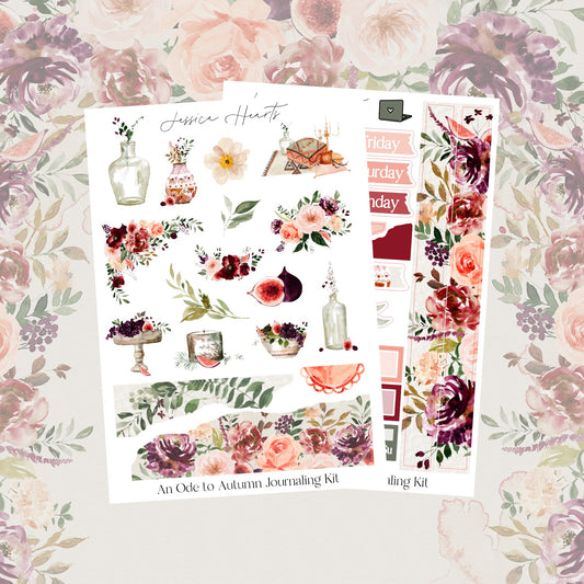 A Ode to Autumn Journaling Kit - Jessica Hearts