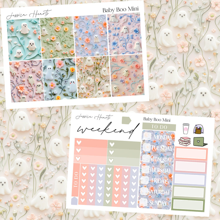 Baby Boo MINI Sticker Kit - Jessica Hearts