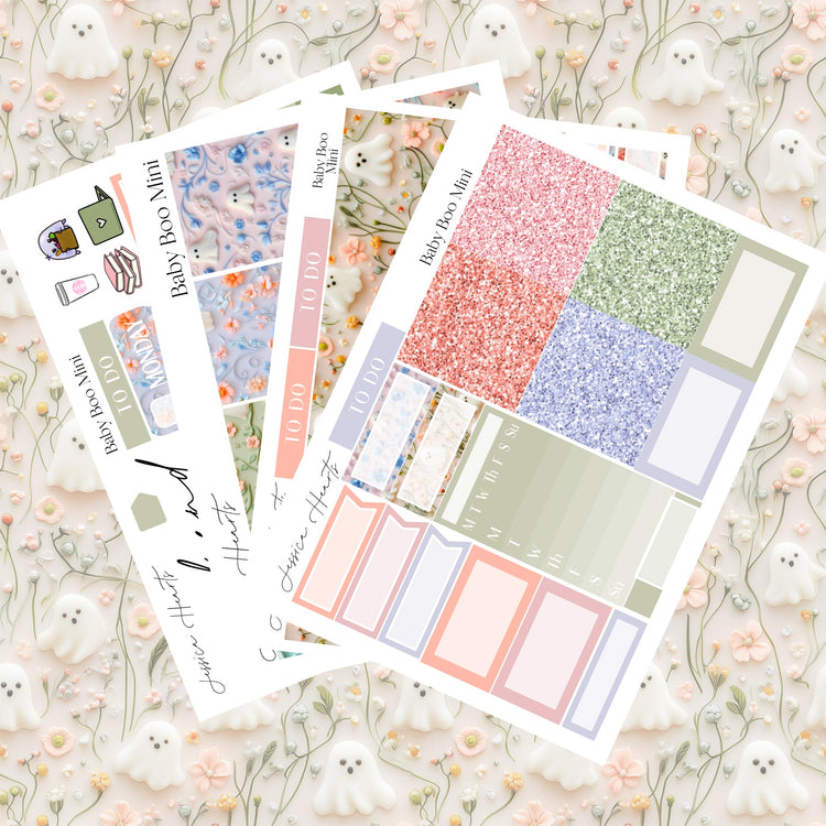 Baby Boo MINI Sticker Kit - Jessica Hearts