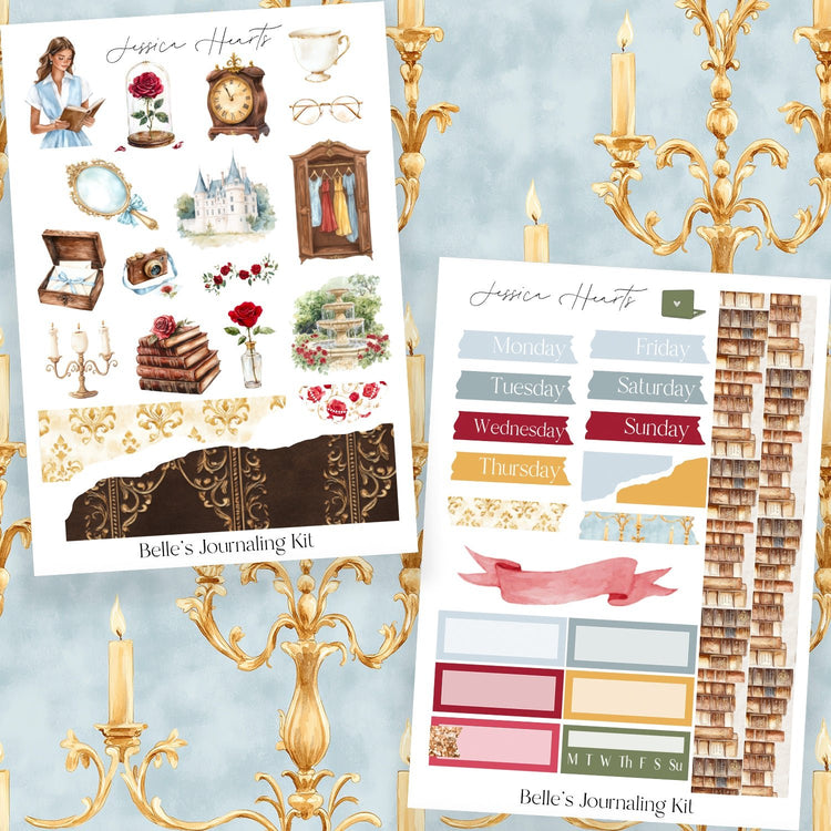 Belle's Journaling Kit - Jessica Hearts