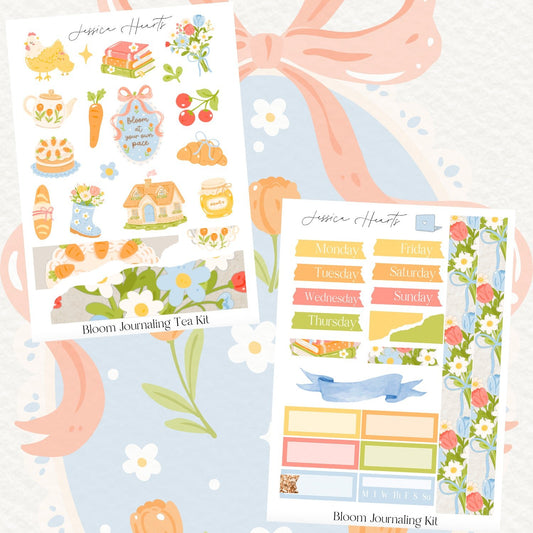 Bloom Journaling Kit - Jessica Hearts