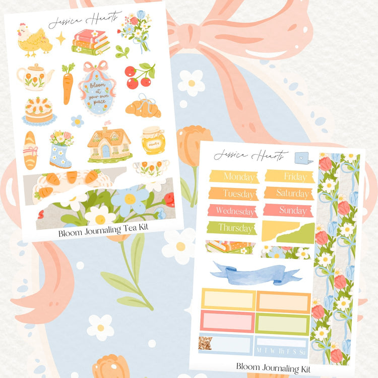 Bloom Journaling Kit - Jessica Hearts