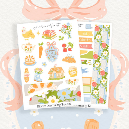 Bloom Journaling Kit - Jessica Hearts