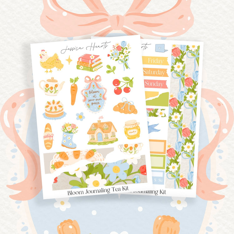 Bloom Journaling Kit - Jessica Hearts