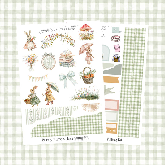 Bunny Burrow Journaling Kit - Jessica Hearts