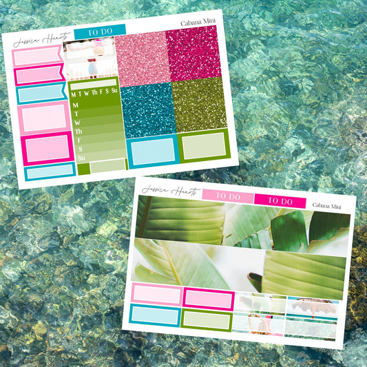 Cabana MINI Sticker Kit - Jessica Hearts